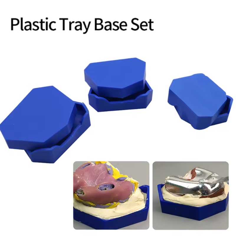 Teeth Whitening Tray - 2/6Pcs Silikon Dental Modell Basis Set