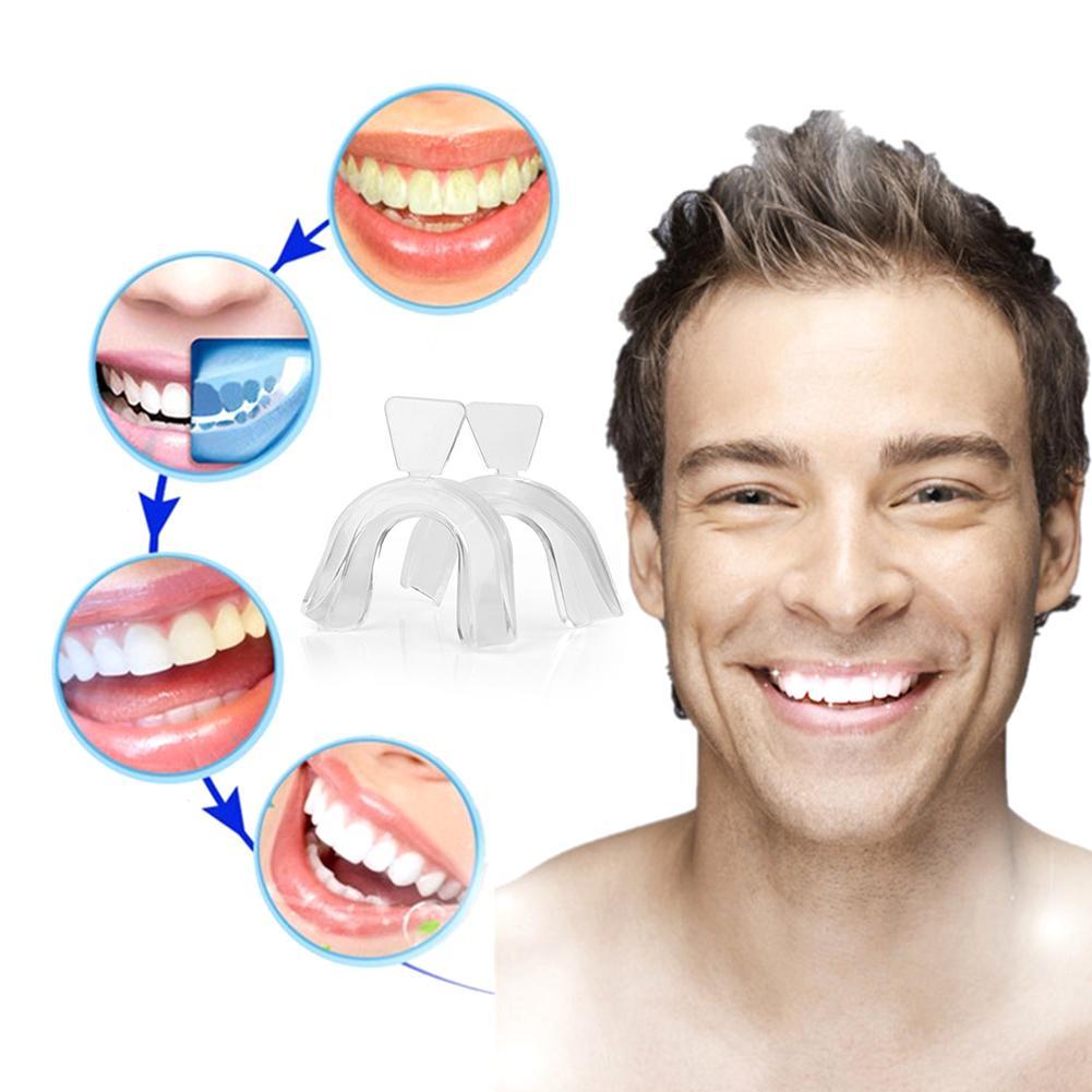Teeth Whitening With Trays - Silikon-Mundschutz für kieferorthopädische Zahnspangen, Zahnretainer, Anti-Schnarch-