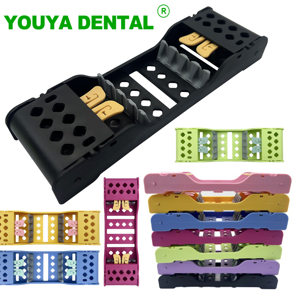 Teeth Whitening Tray - 4 Slots Dental Sterilisation Box Kunststoff