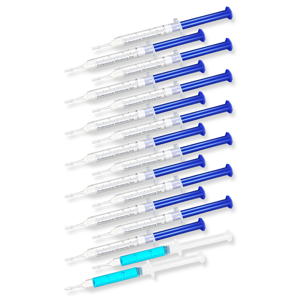 Teeth Whitening With Peroxide - Zahnaufhellungs-Gel mit Minzgeschmack, sanftes Aufhellungsgel, einfach