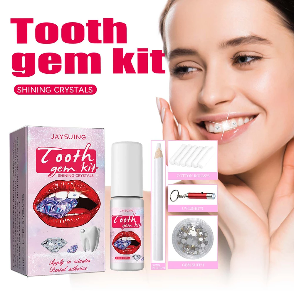 Teeth Whitening Levels - DIY Zahn Edelsteine Kit mit Kristallen