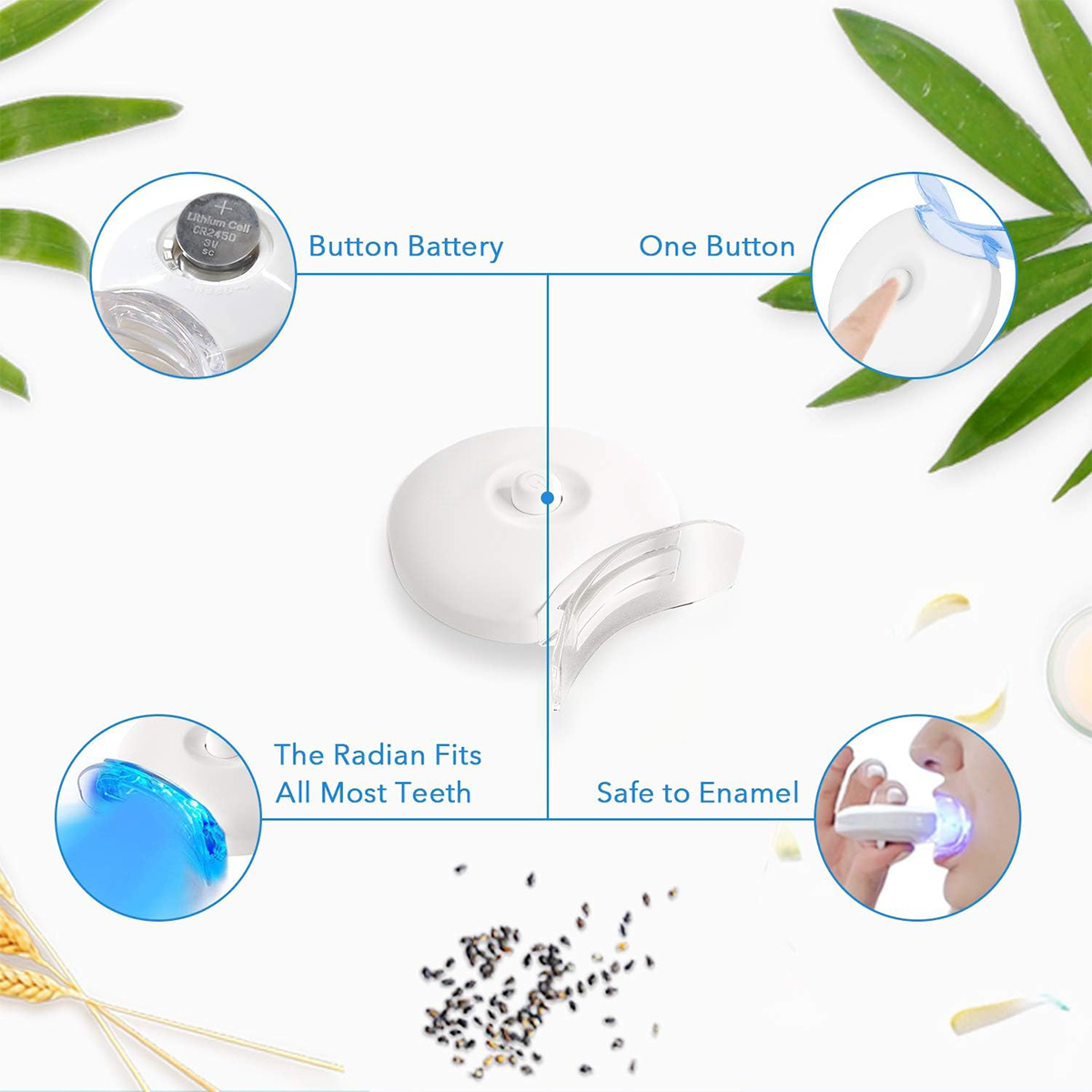 Zahnaufhellungs-Set – 5 x LED- – Teeth Whitening With Peroxide Bewertung und Preis