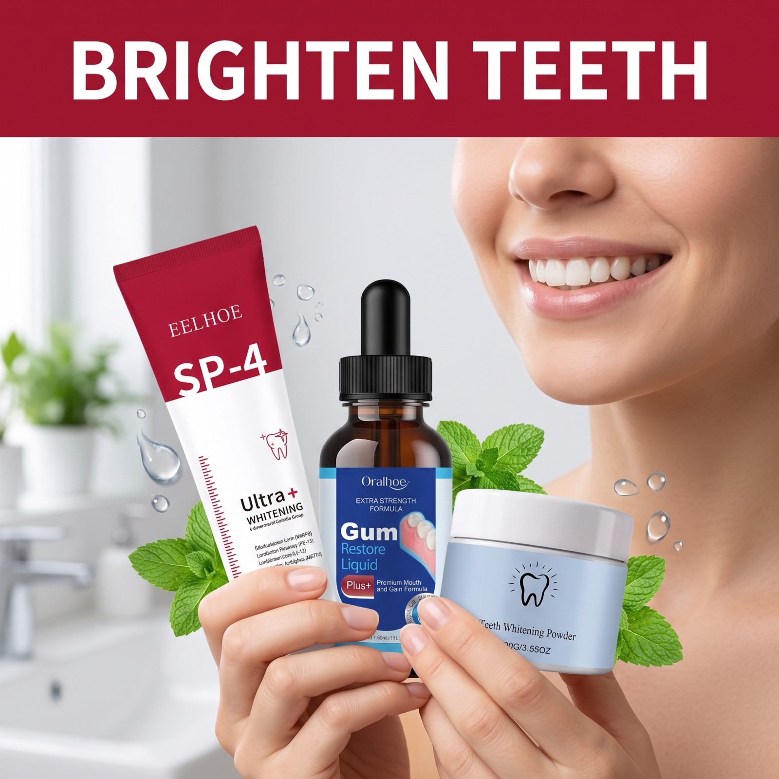 Mundpflege-Kombi-Set: Aufhelle – Teeth Paint Whitening Bewertung und Preis